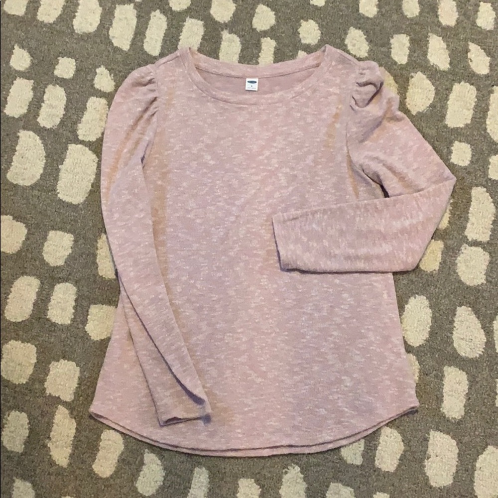 Heathered pink sweater